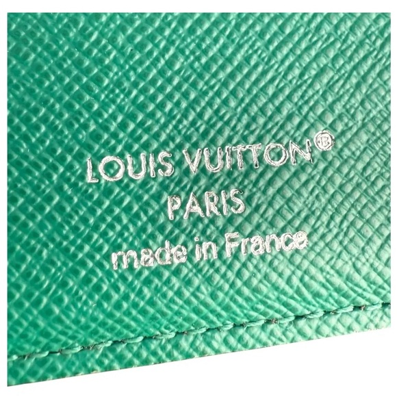 ON HOLD! Louis Vuitton Men’s Monogram Wallet in Brown and Teal - Picture 4 of 5